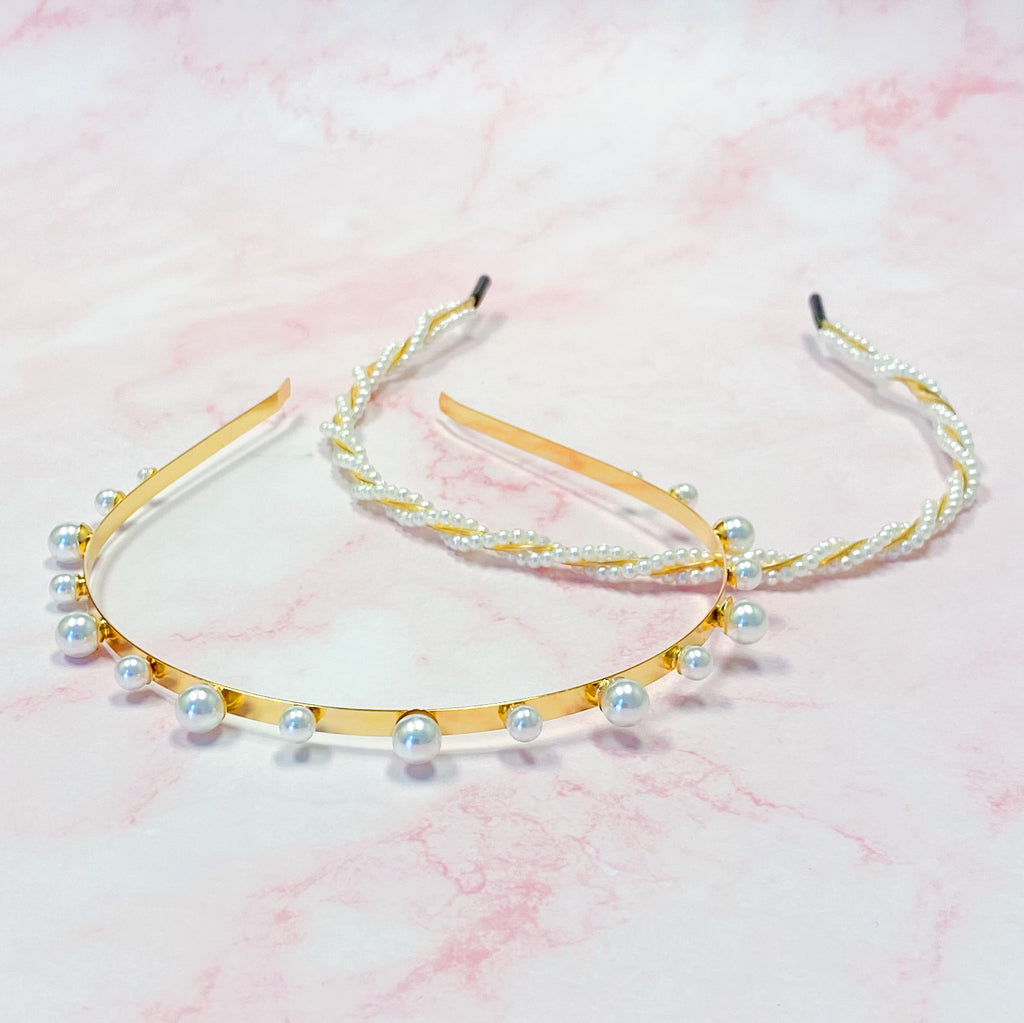 Precious Pearl Headband Set Of 2-1