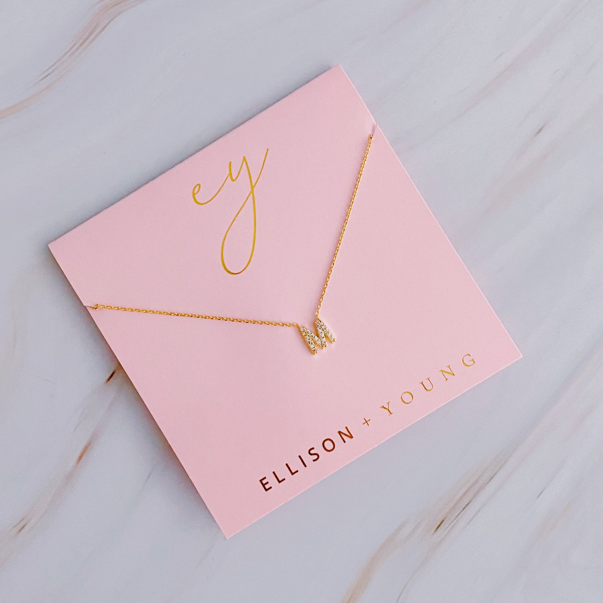 Understated Beauty Initial Necklace-15