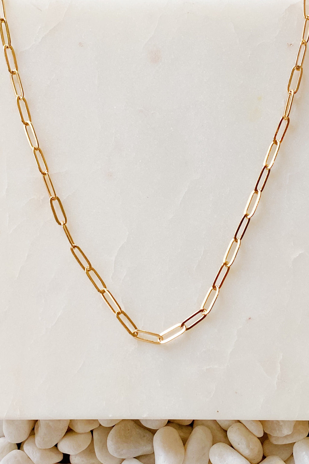 Dainty Link Chain Necklace-0