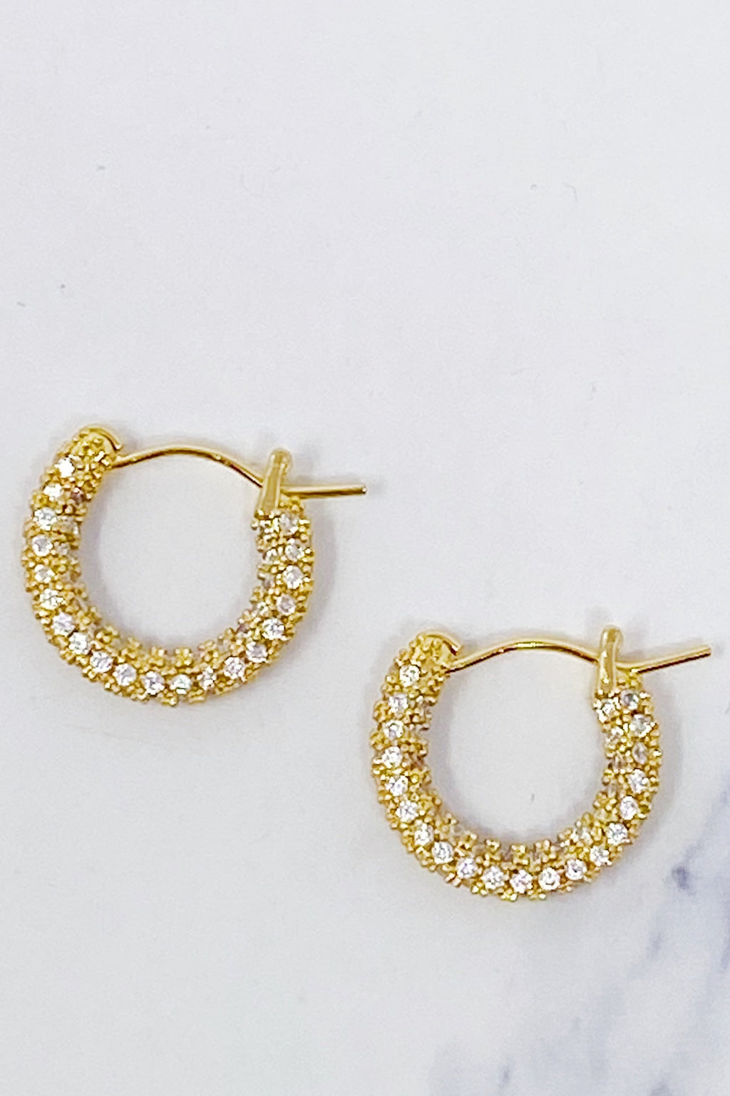 Elegant Shine Hoop Earrings-4
