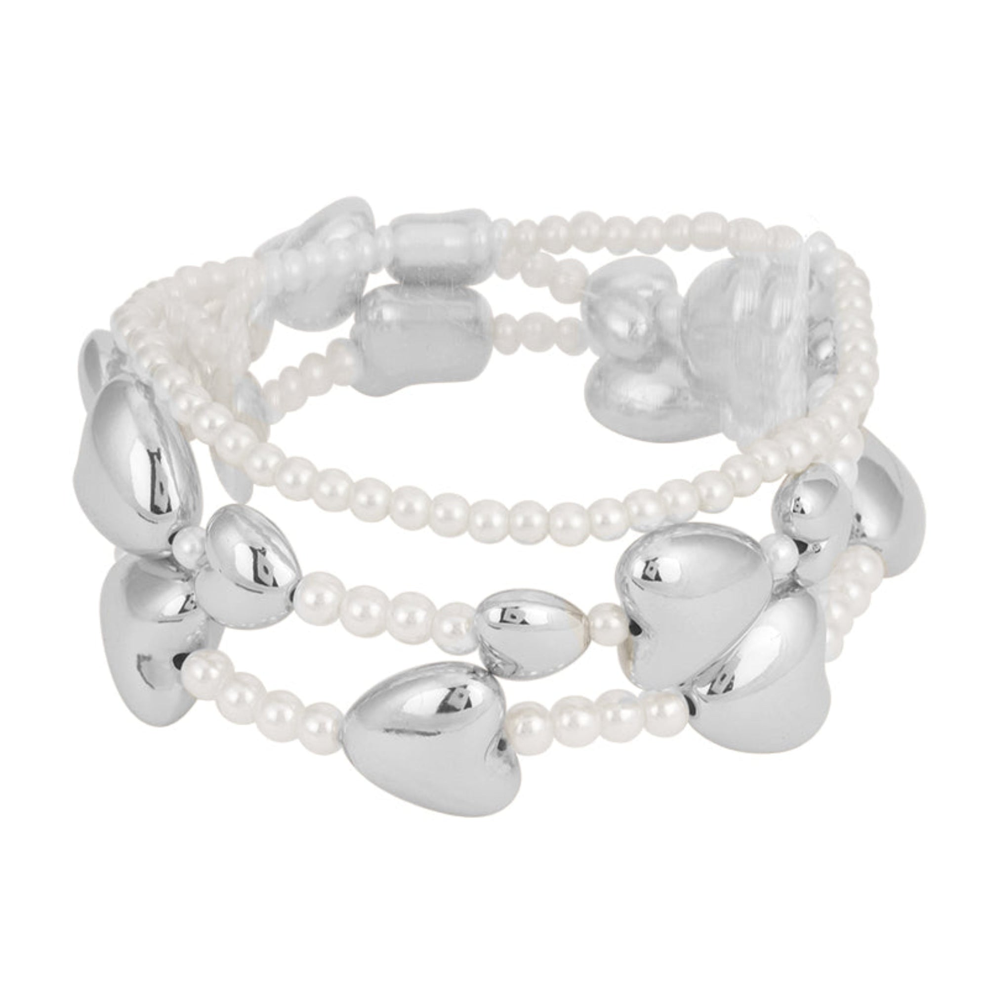 Annie Puffy Hearts Bracelet Set Of 3-1