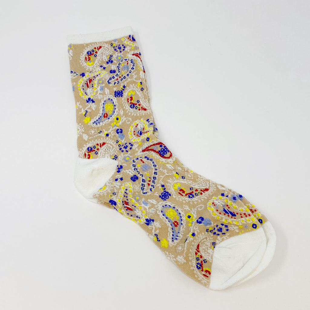 Color Heaven Paisley Socks Set-1