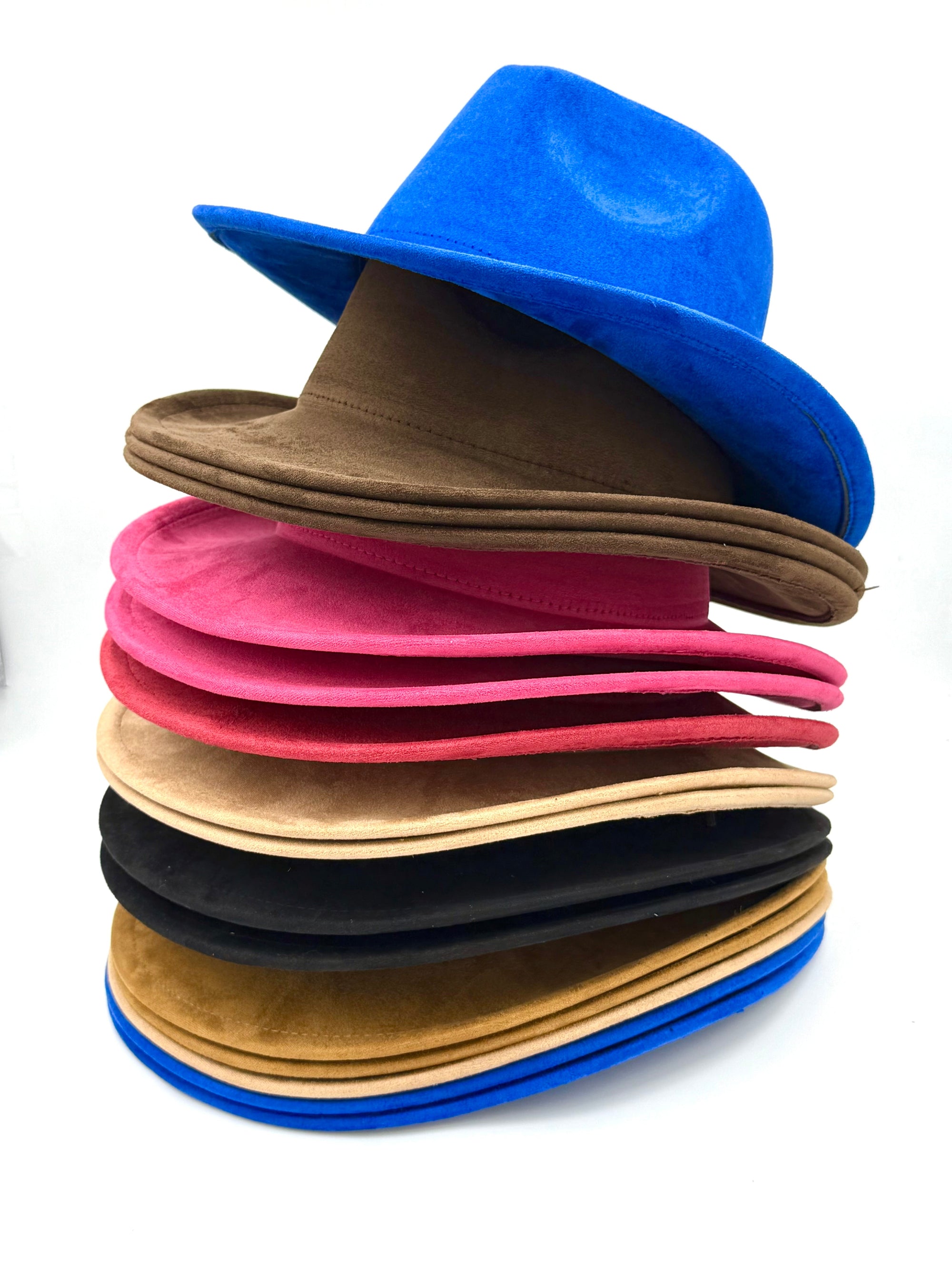 Kids Vegan suede cowboy style Hat-5