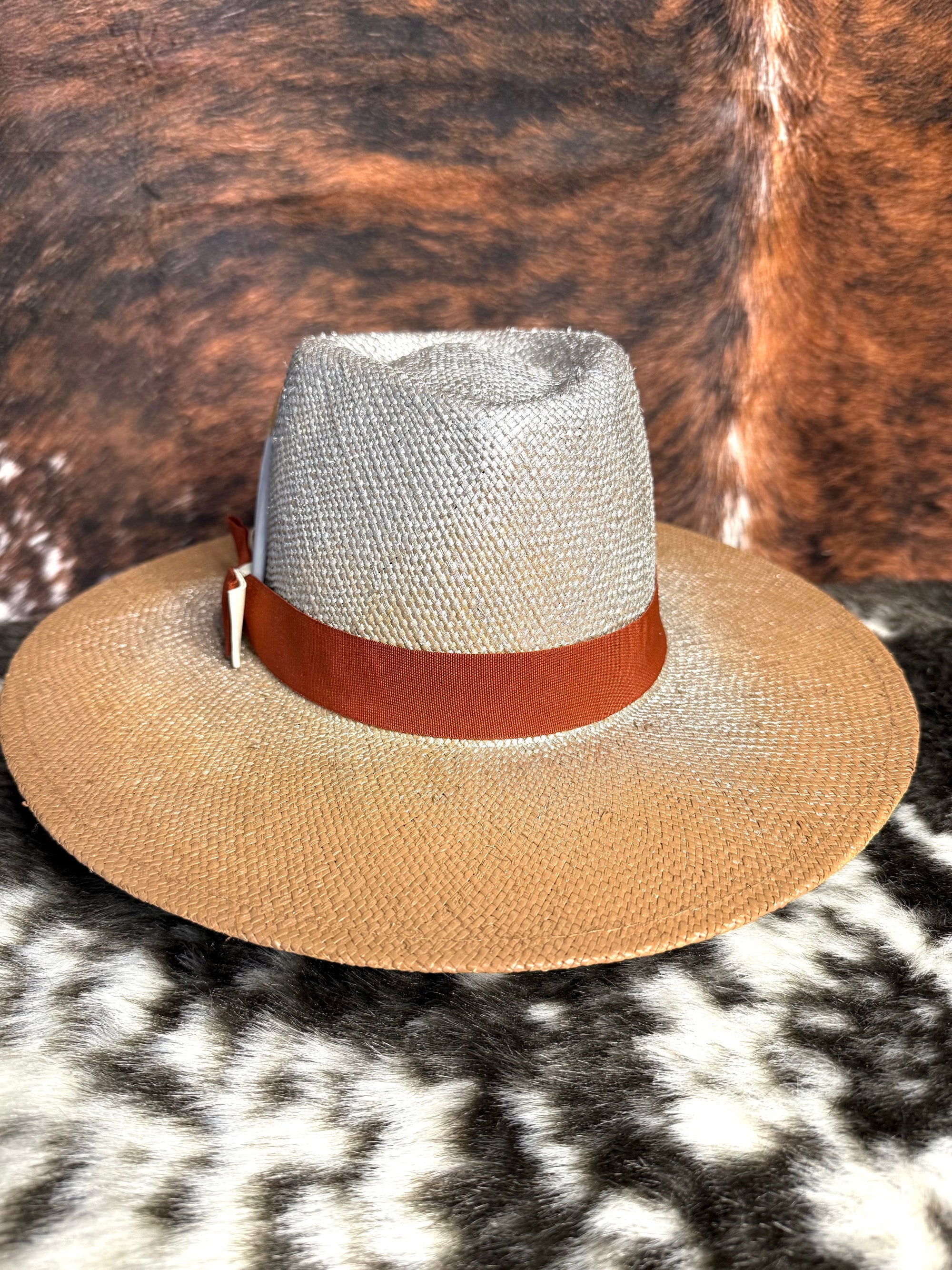 Custom painted Straw Hat-2