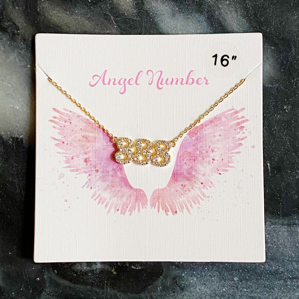 Dainty Angel Number Necklace-9