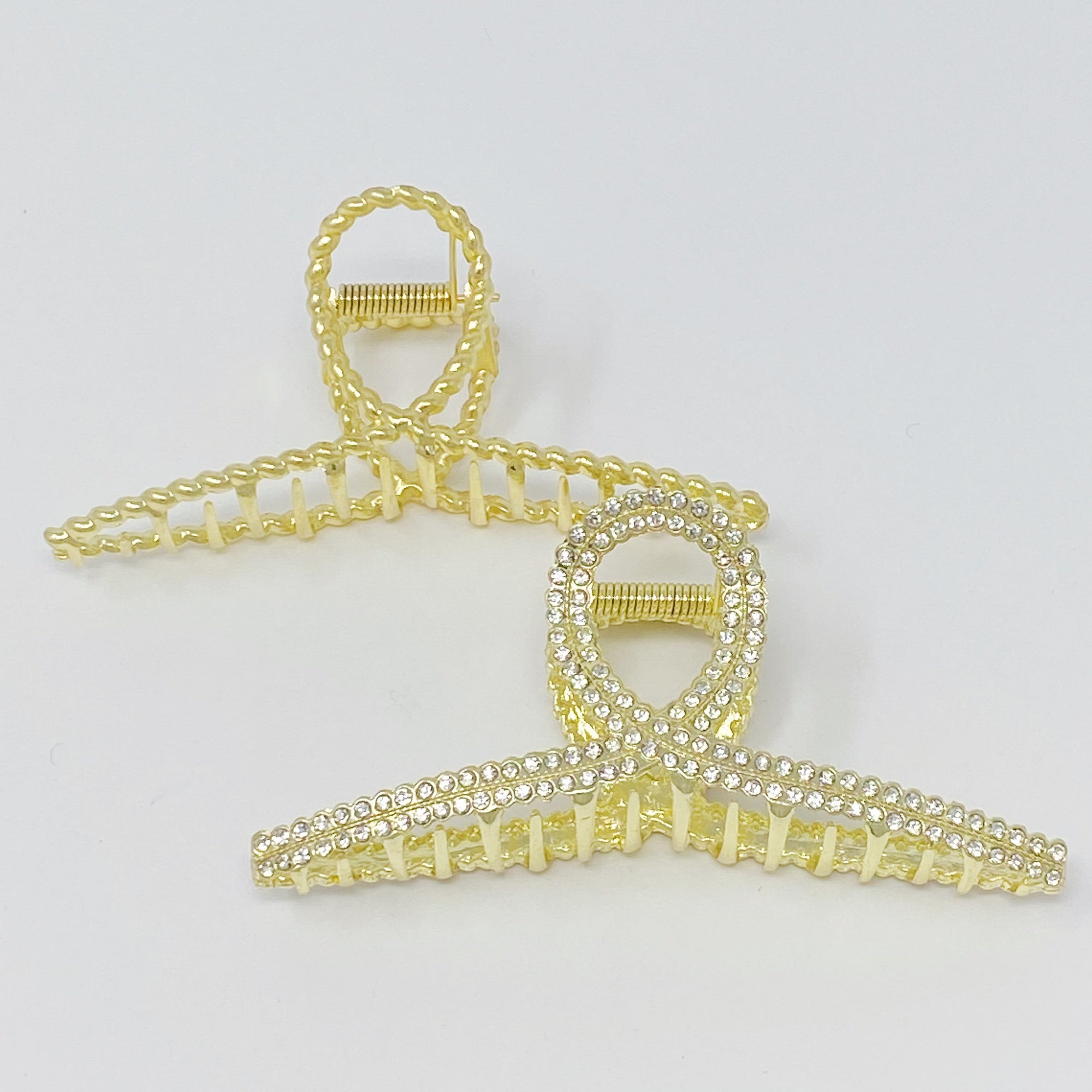 Golden Gem Hair Claw Set-5