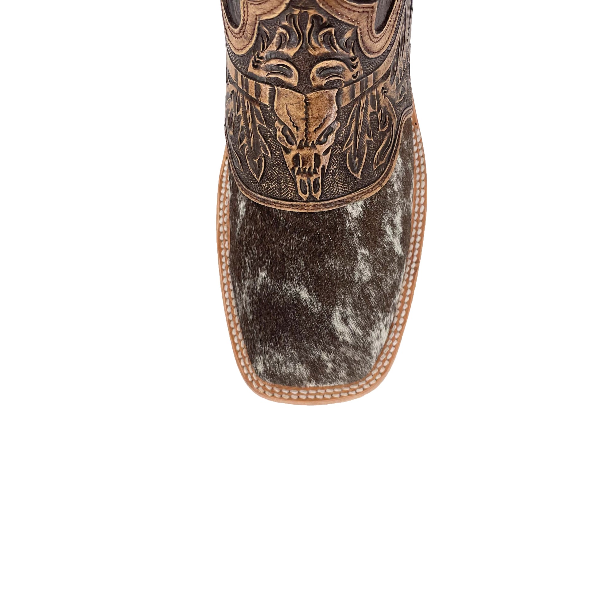 Men's Bulldog Hand Tooled  Boots - Cowhide