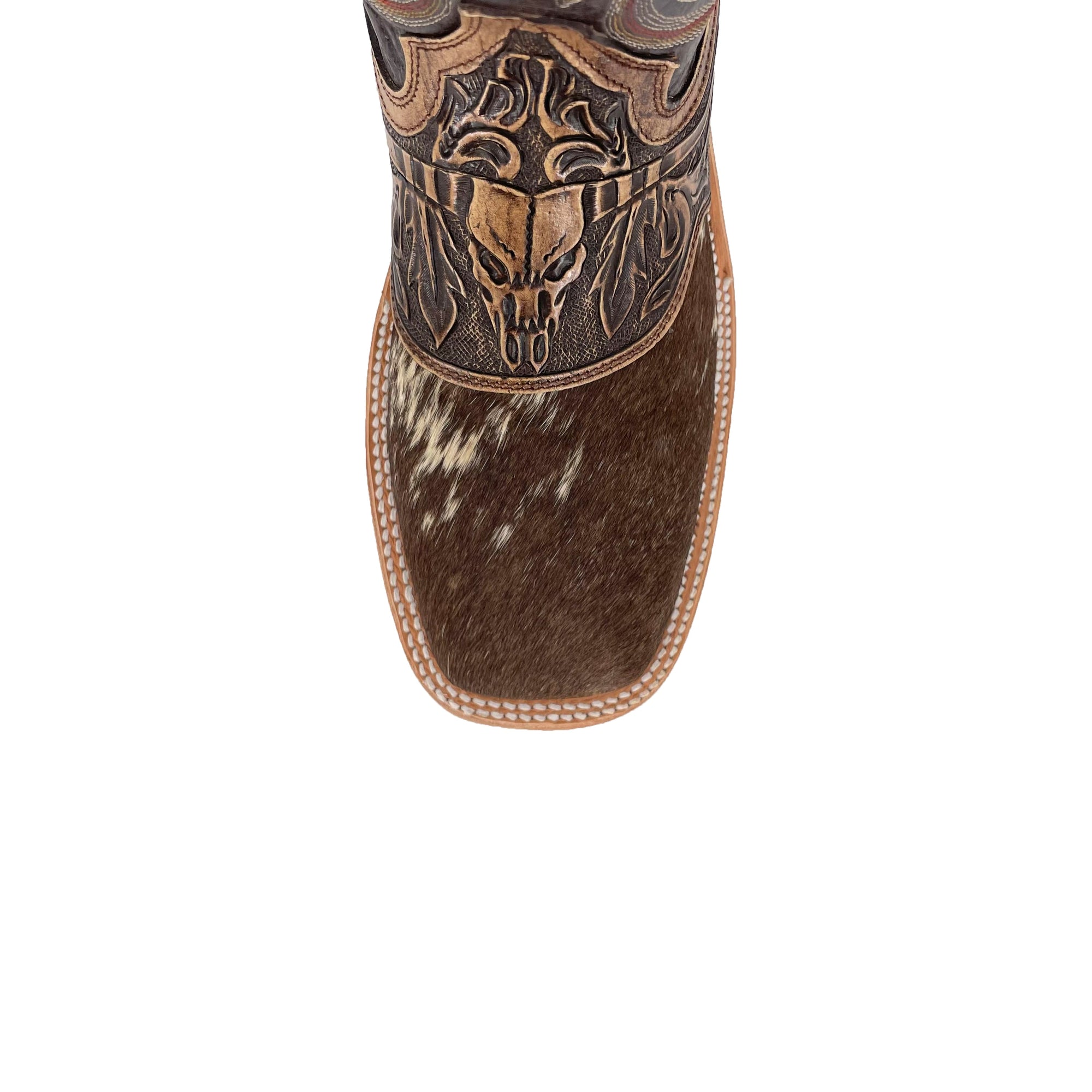 Men's Bulldog Hand Tooled  Boots - Cowhide