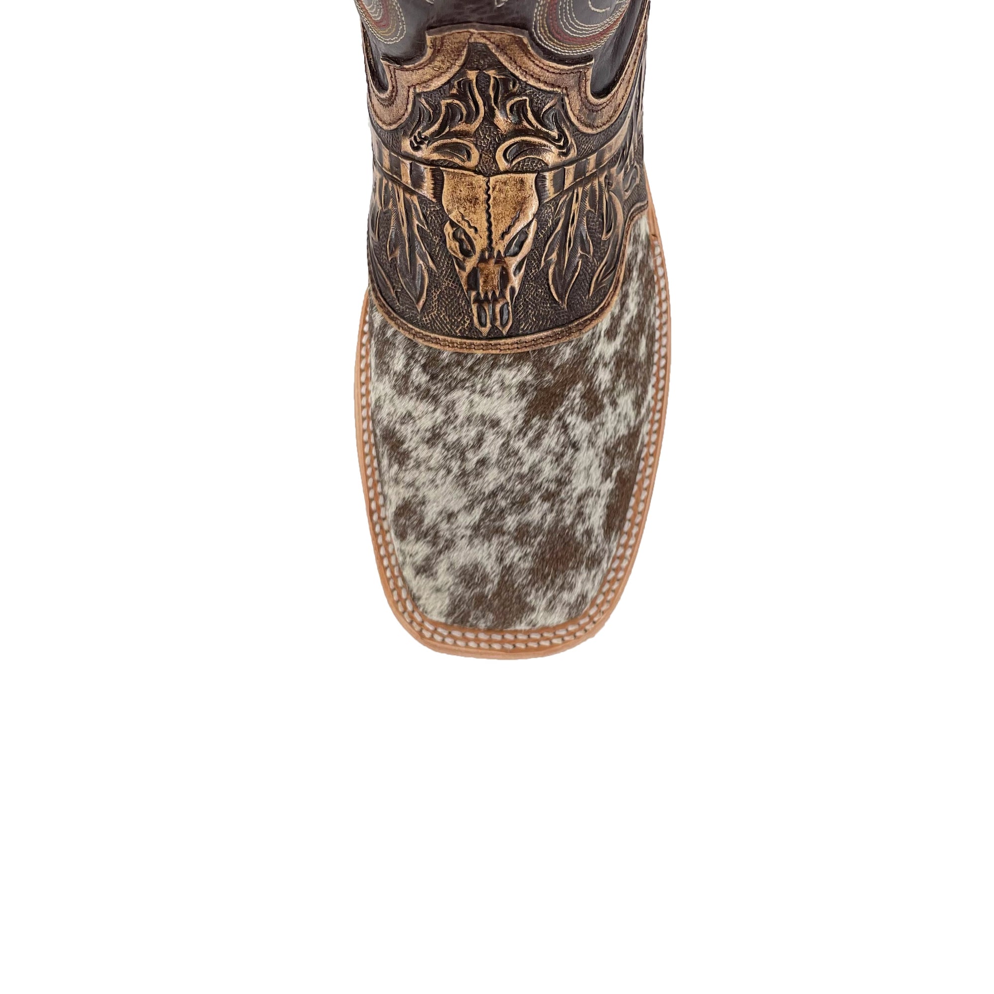 Men's Bulldog Hand Tooled  Boots - Cowhide