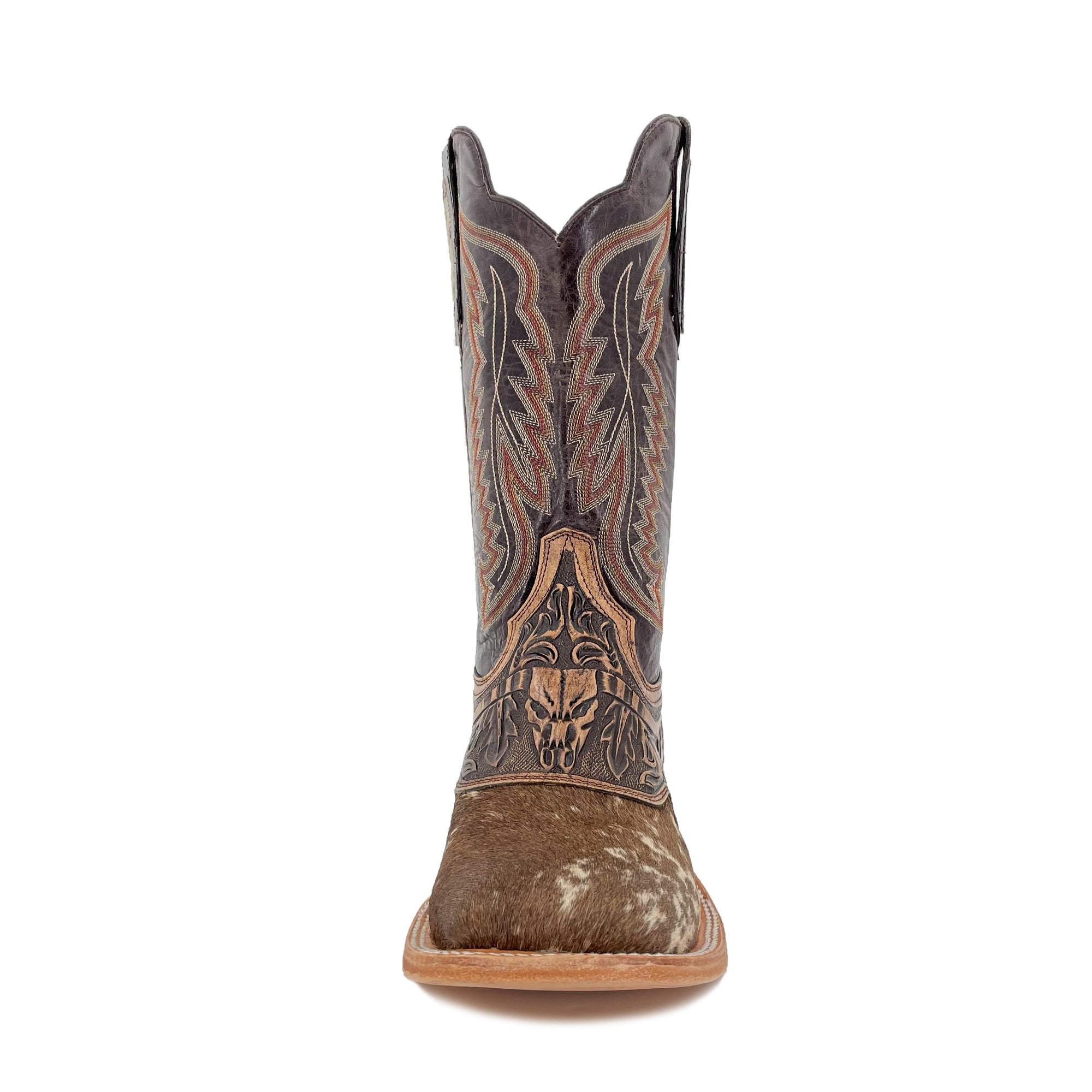 Men's Bulldog Hand Tooled  Boots - Cowhide