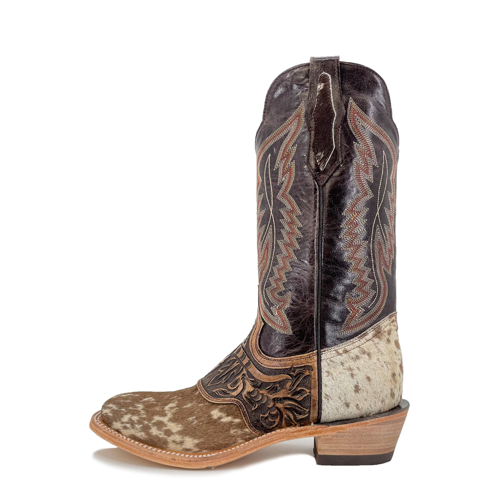 Men's Bulldog Hand Tooled  Boots - Cowhide