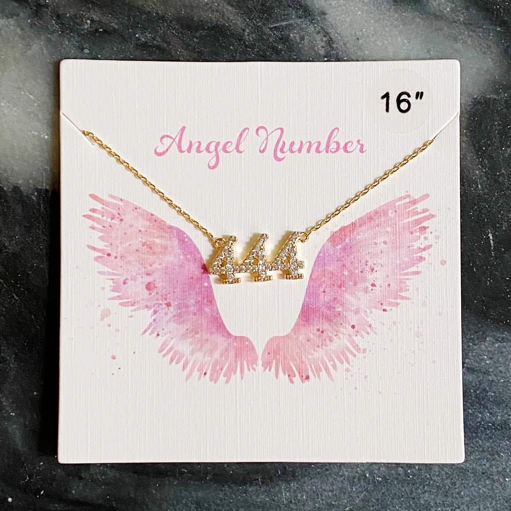 Dainty Angel Number Necklace-8