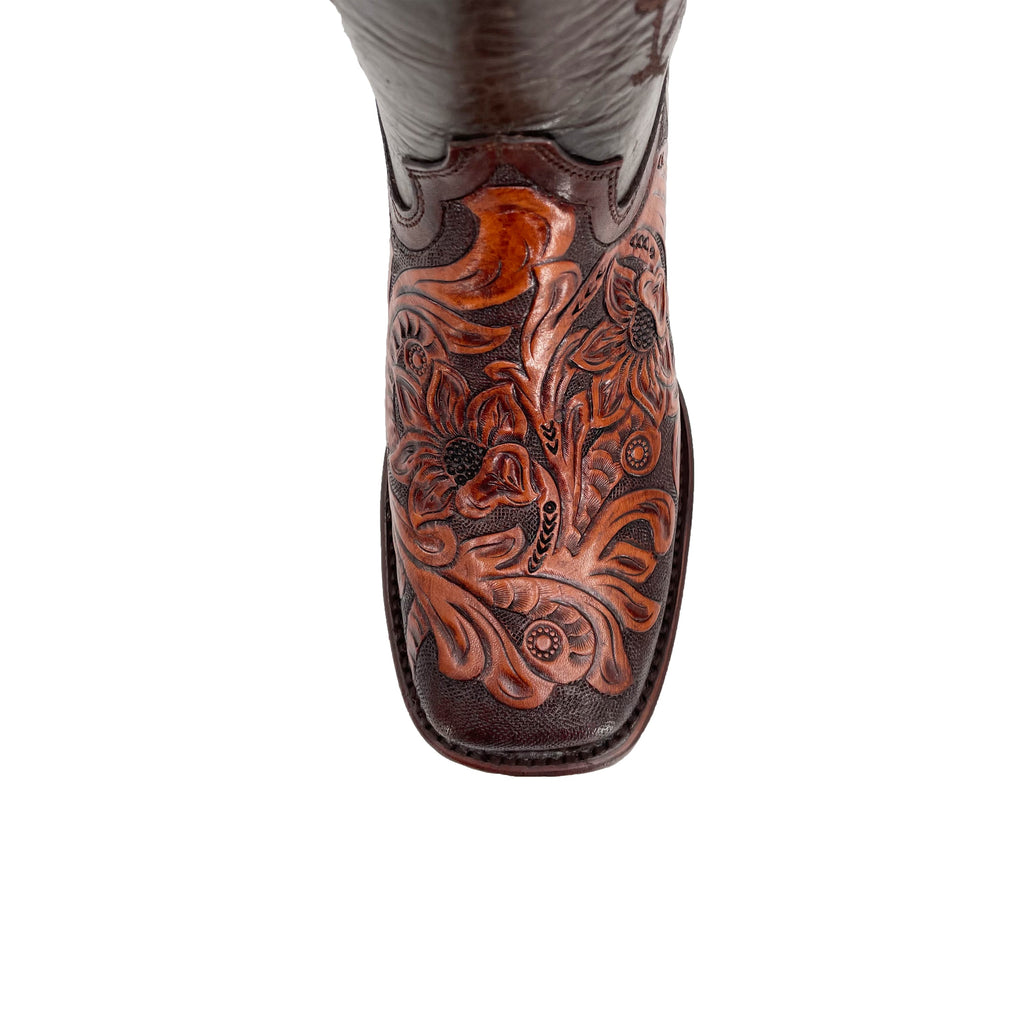 Women’s Bulldog Hand Tooled Bitone