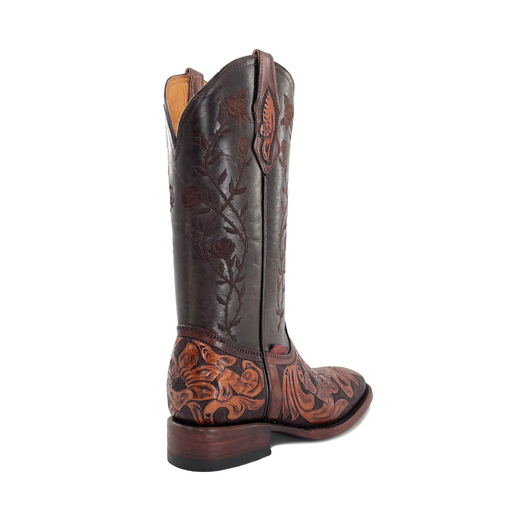 Women’s Bulldog Hand Tooled Bitone