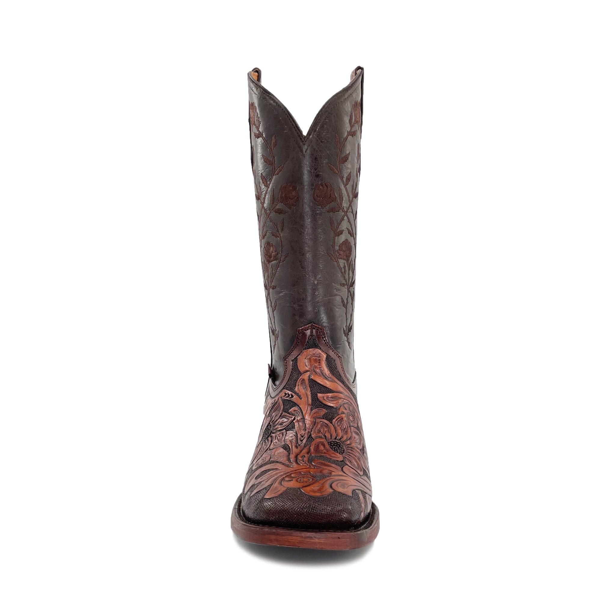 Women’s Bulldog Hand Tooled Bitone