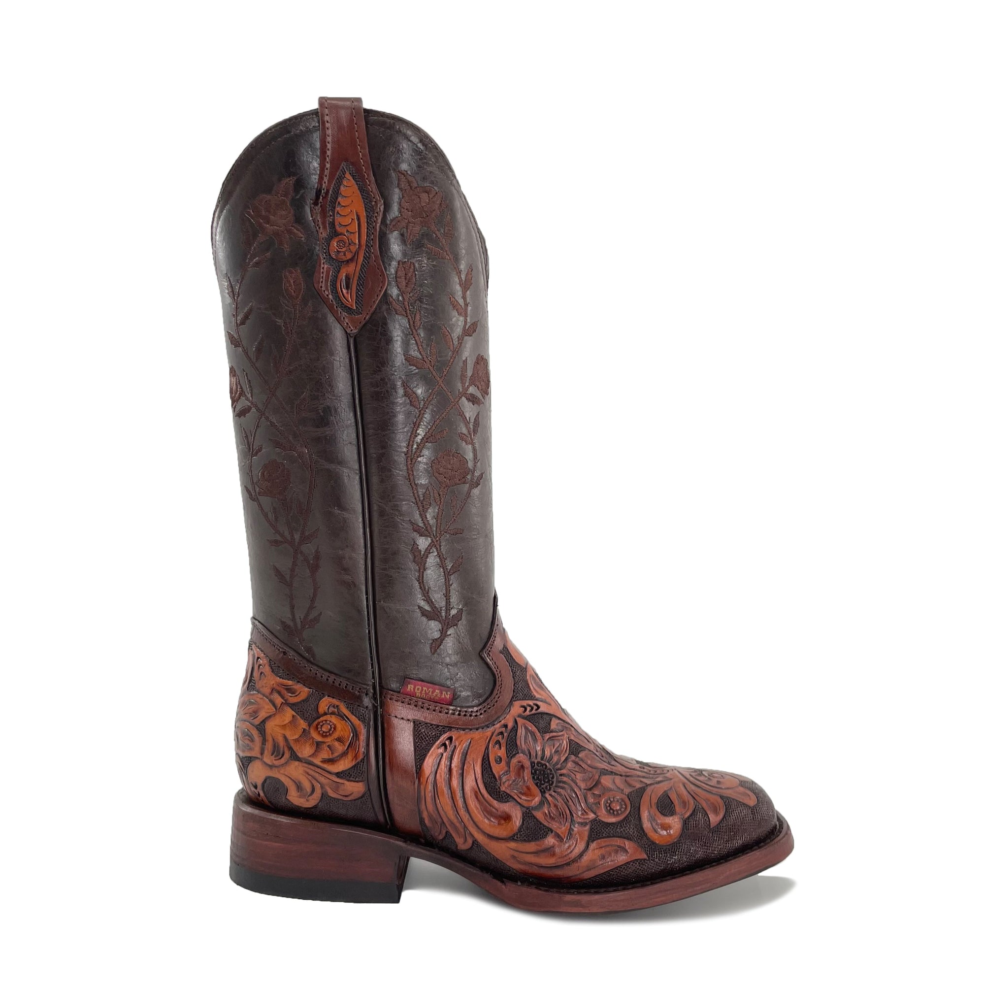 Women’s Bulldog Hand Tooled Bitone