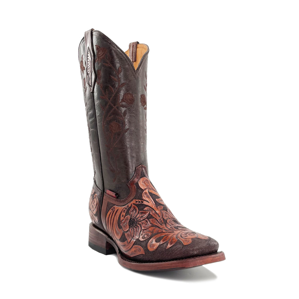 Women’s Bulldog Hand Tooled Bitone