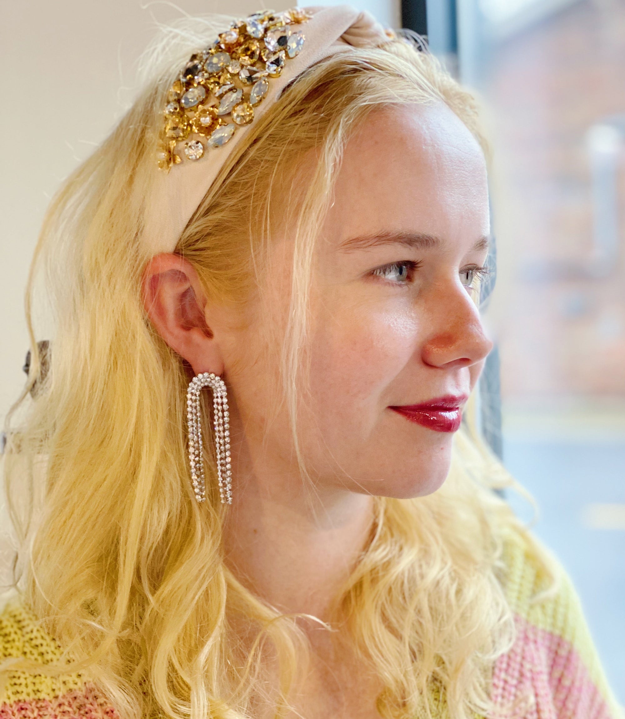 Shiny Drop Earrings-1