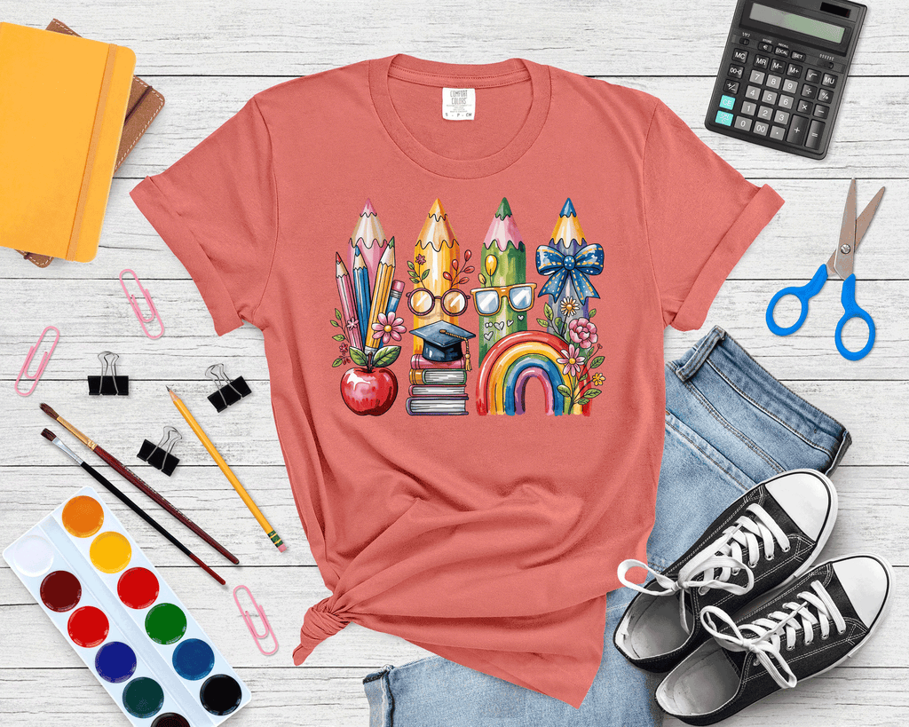 Teacher Back To School Coquette Bow Pencils Cute Gift