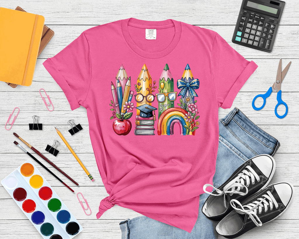 Teacher Back To School Coquette Bow Pencils Cute Gift