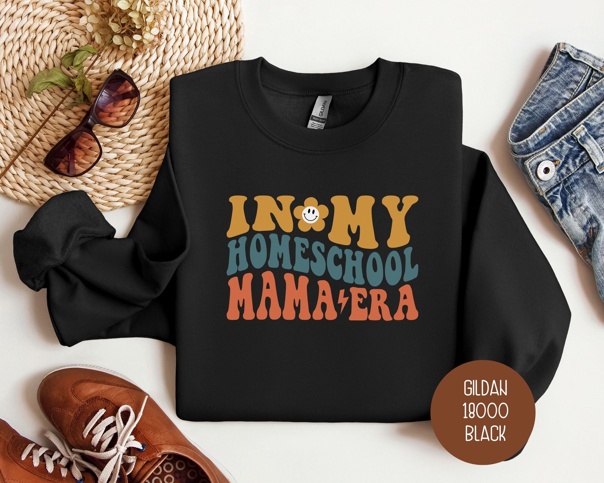 In My Homeschool Mama Era Sweatshirt-0