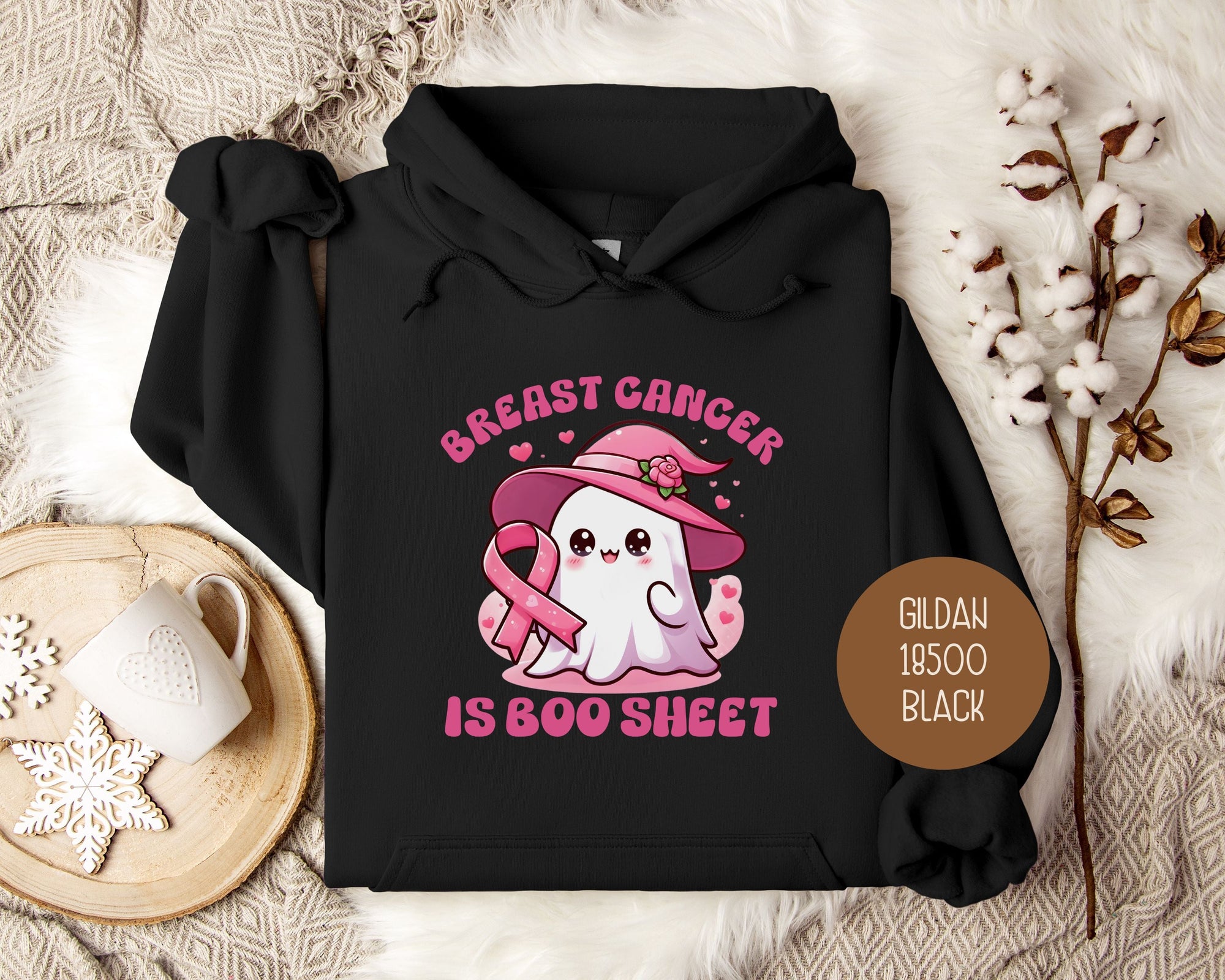 Breast Cancer Is Boo Sheet Hoodie-0