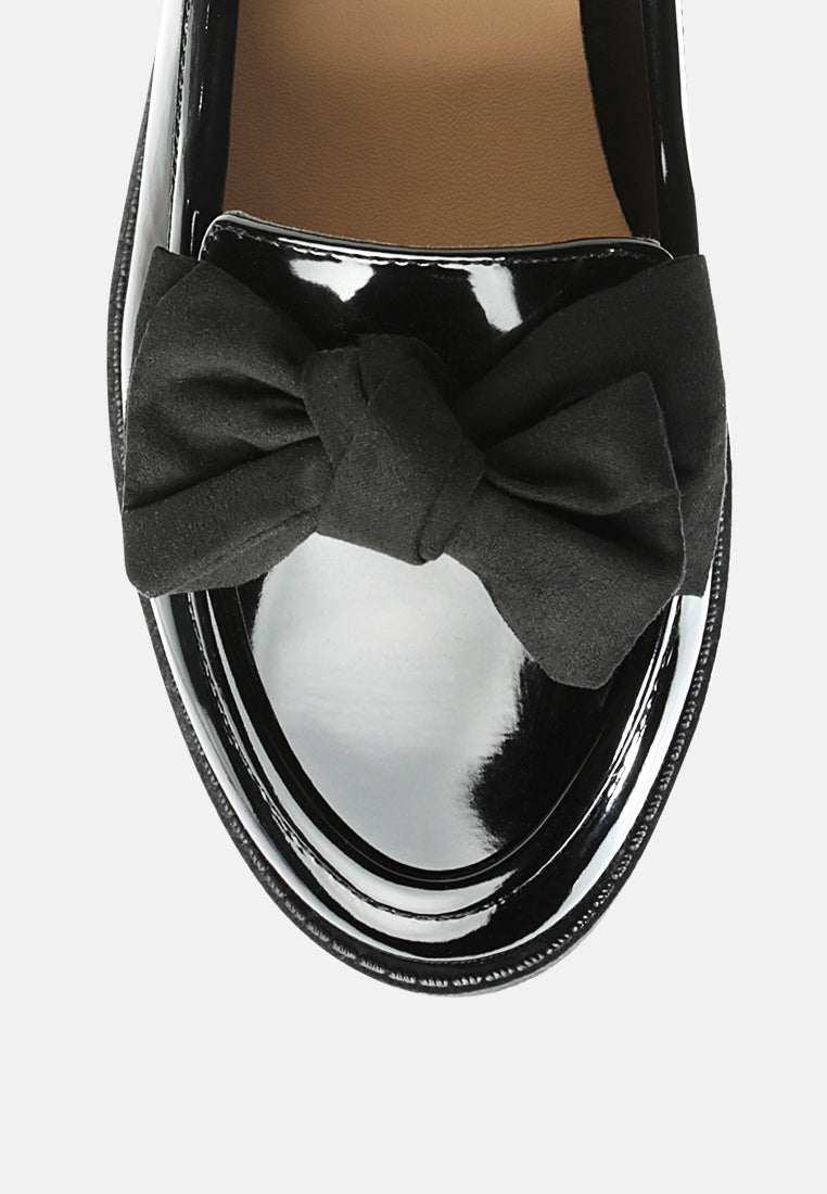 Bowberry Bow-Tie Patent Loafers-3