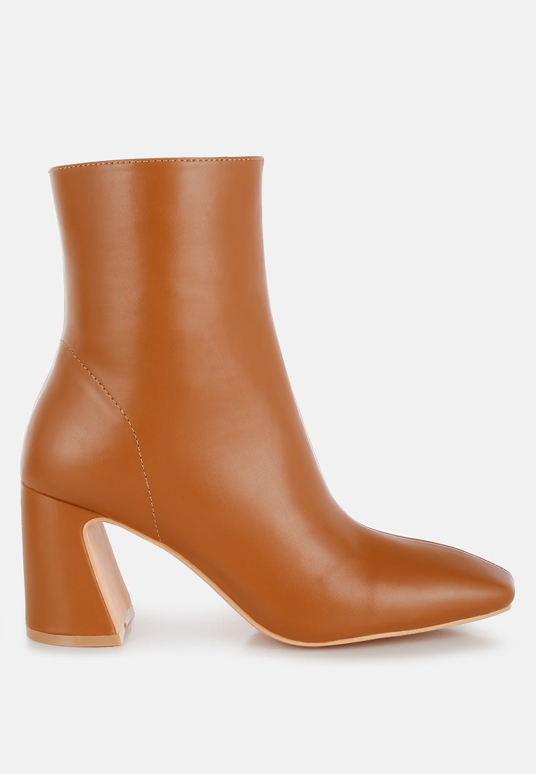 Bruna Square Toe Ankle Boots-0