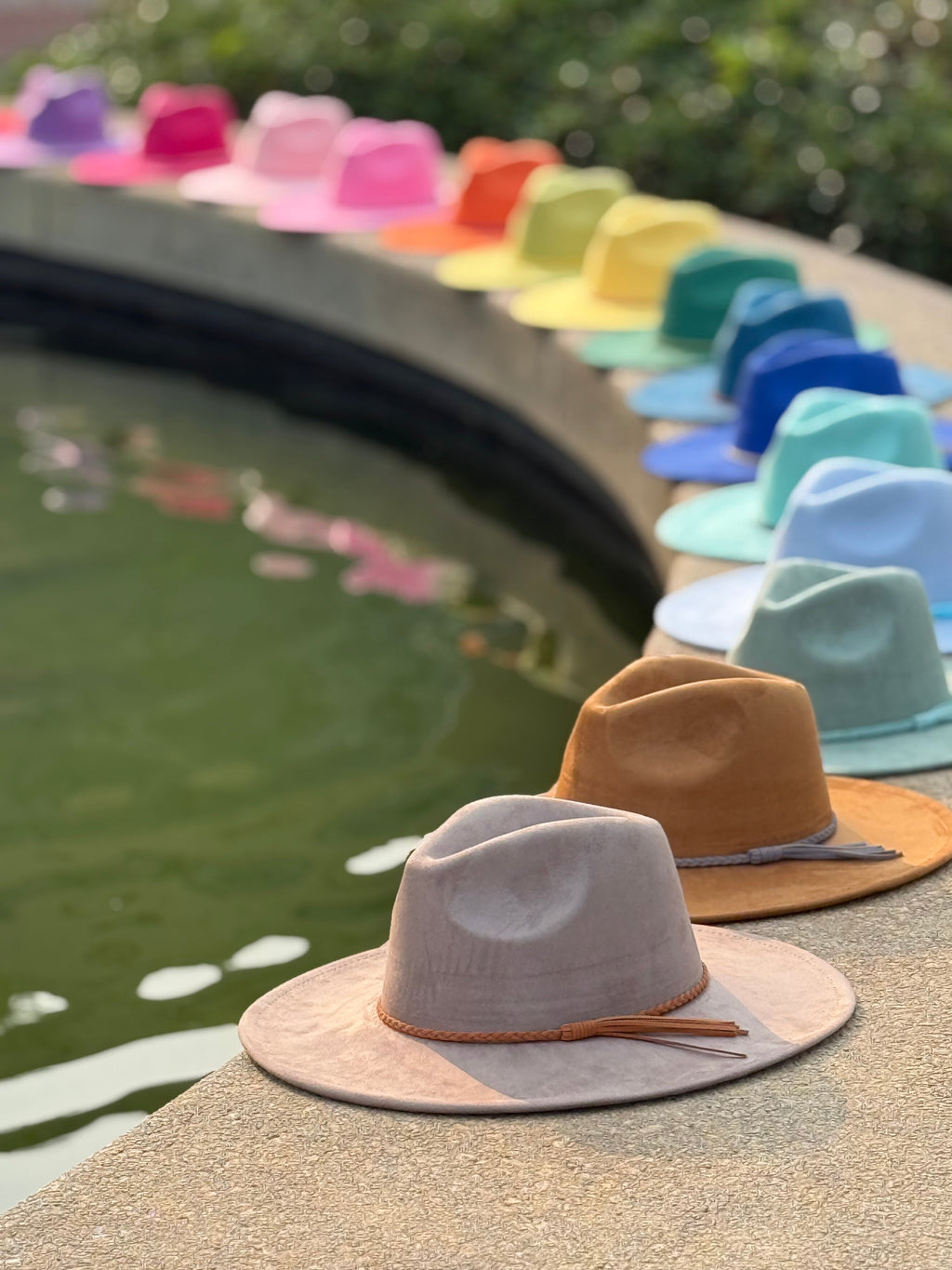 Premium Suede lux Fedora-Emerald-2