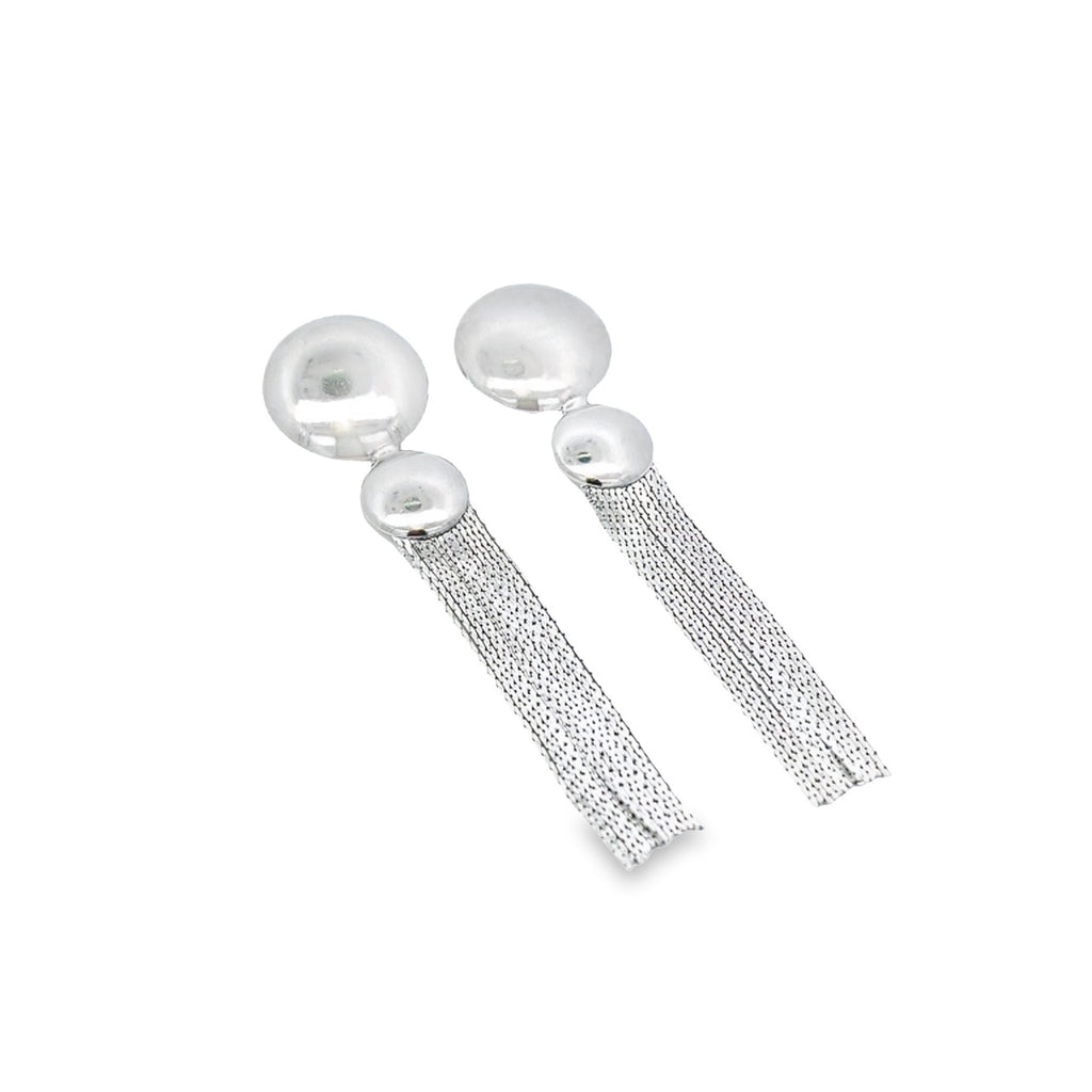 18K Gold Filled Drop Tassel Fringe Earrings-3