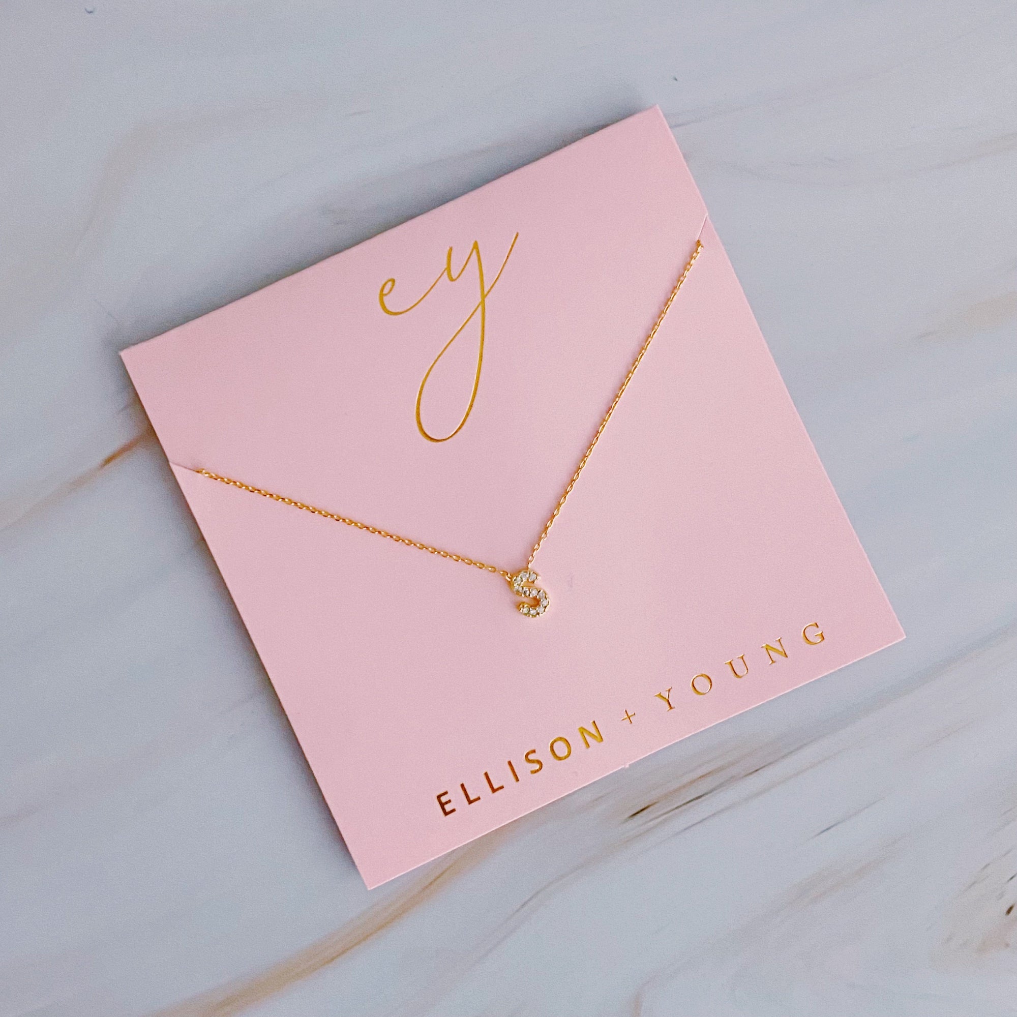 Understated Beauty Initial Necklace-18