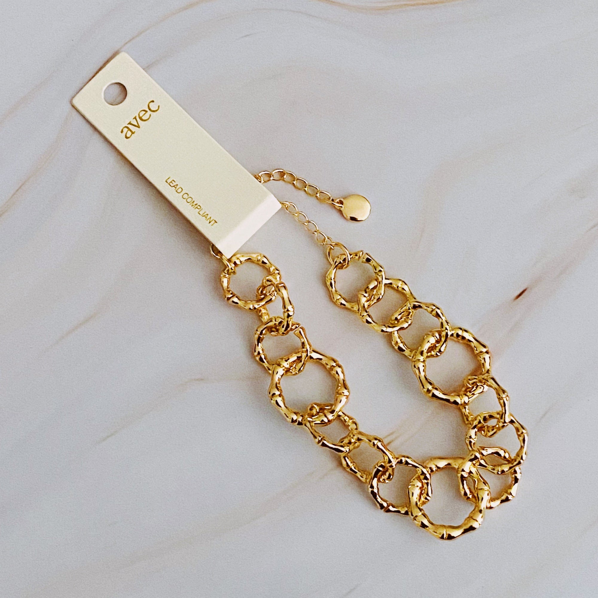 Artfully Linked Chain Bracelet-3