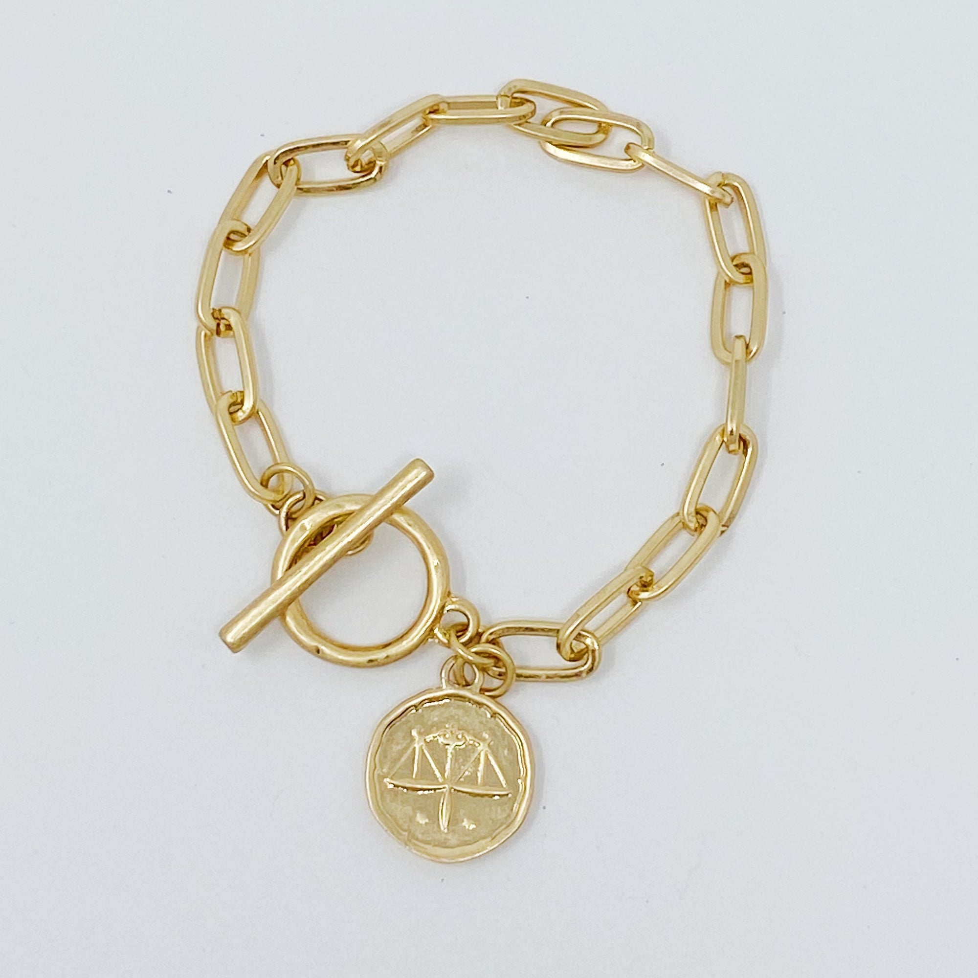 Zodiac Charm Chain Bracelet-10