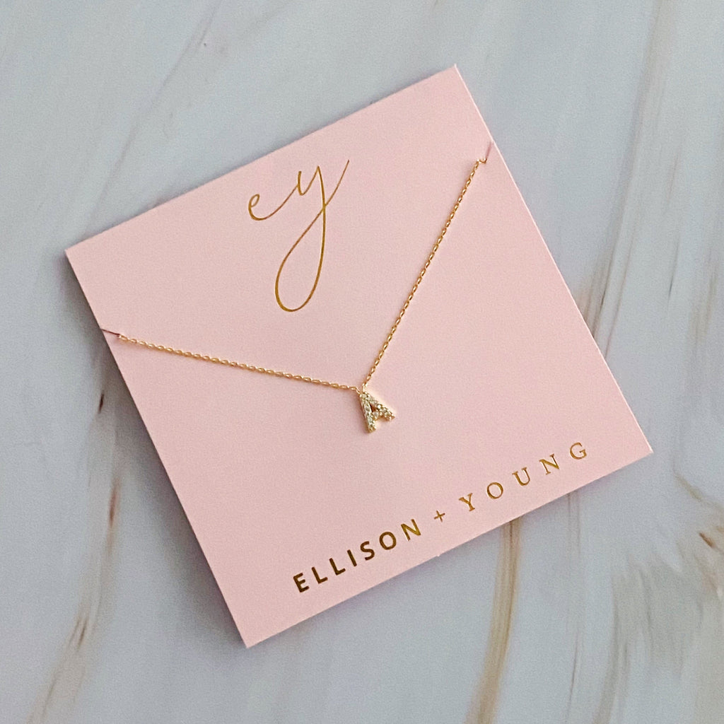 Understated Beauty Initial Necklace-5