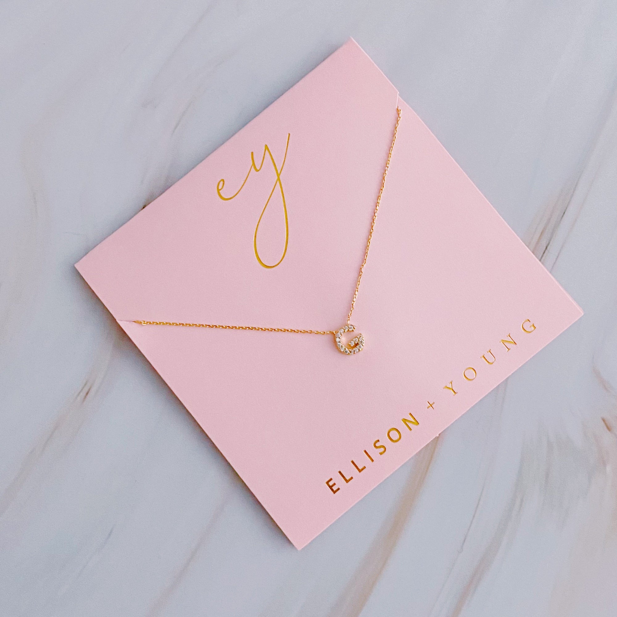 Understated Beauty Initial Necklace-10