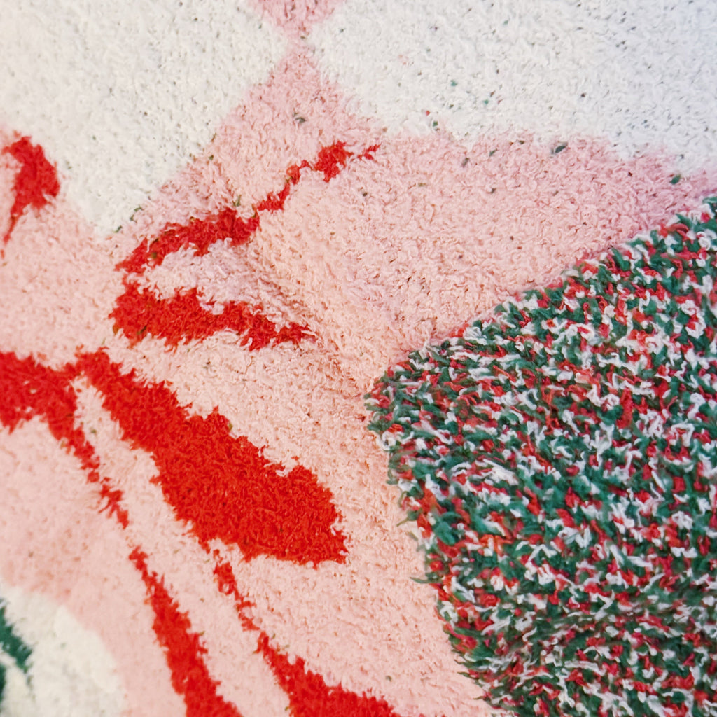 Cherry Bow Check Blanket – Soft & Sweet Throw-1