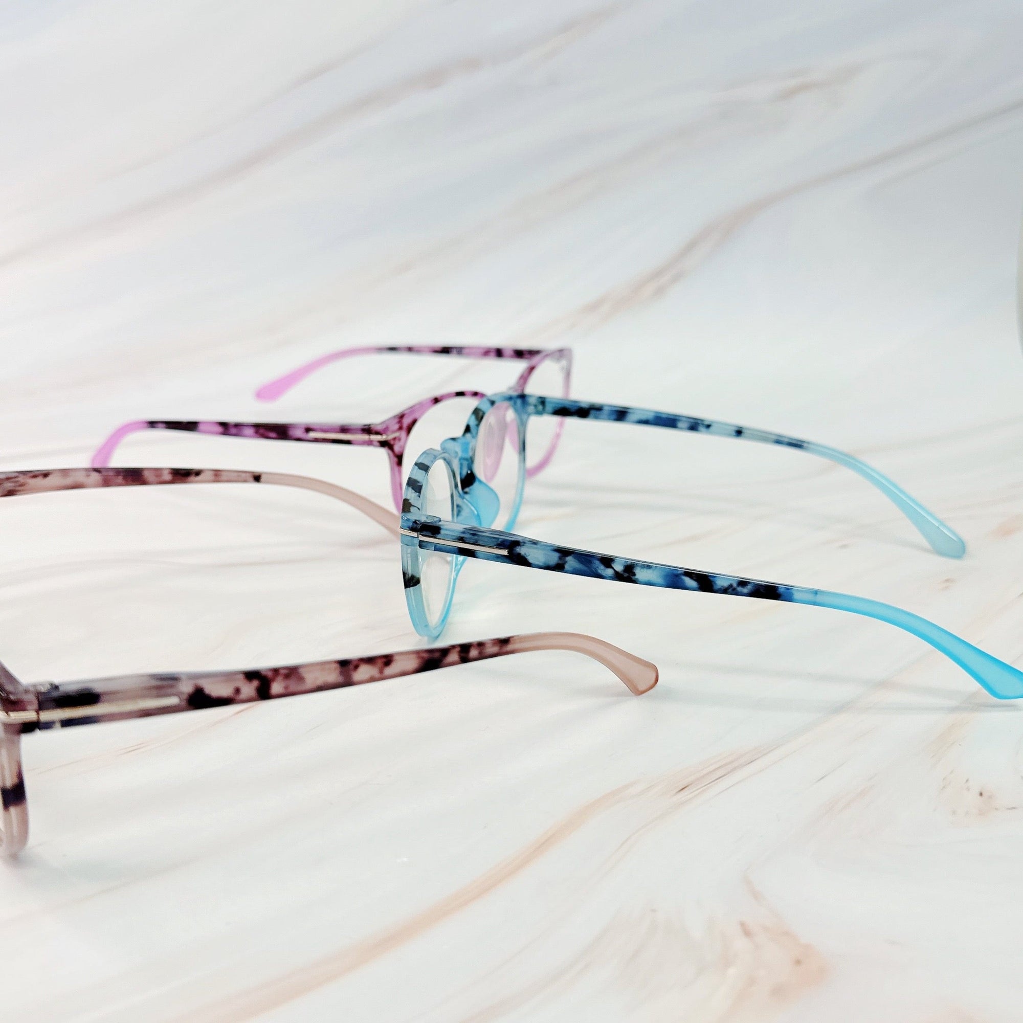 Color Tortoise Reading Glasses-2