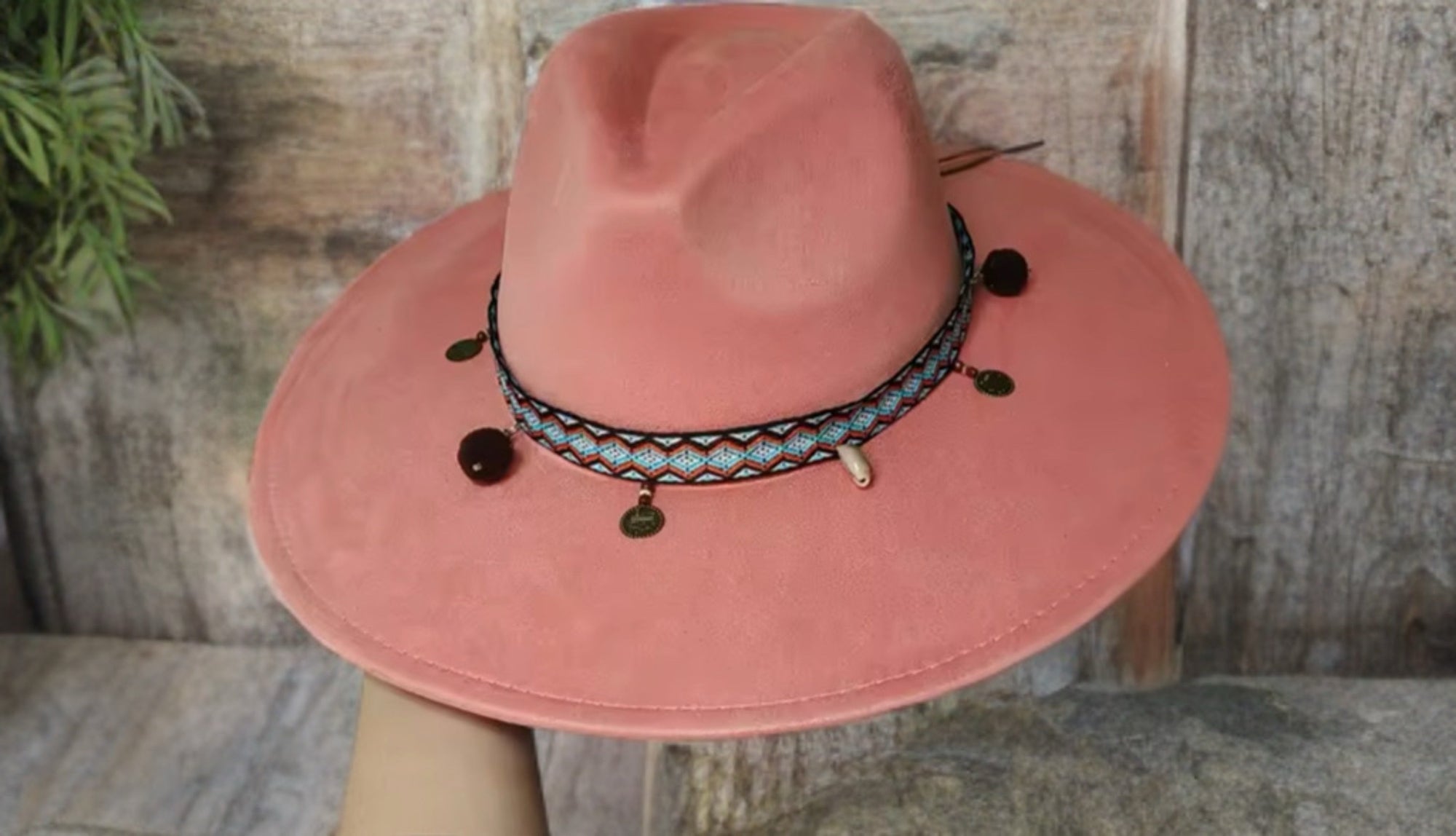 Soho Suede wide brim Fedora-0