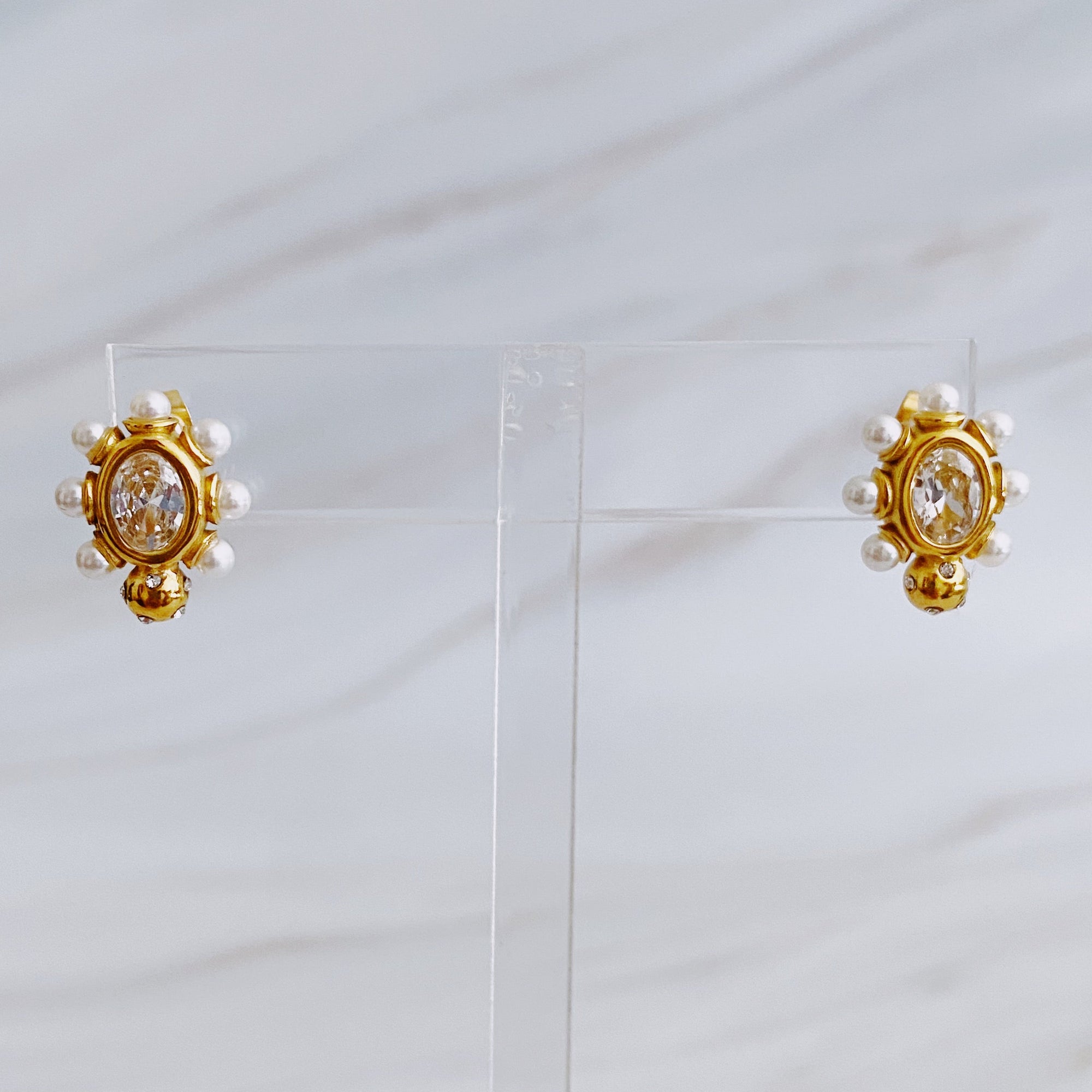 Glam On The Yacht Stud Earrings-1