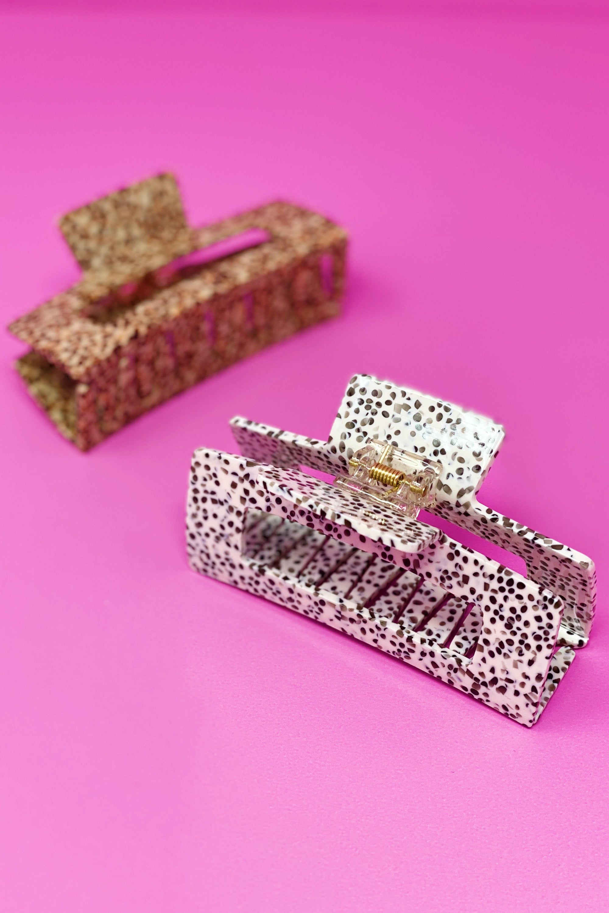 Spotted Elegance Full Hair Claw-4