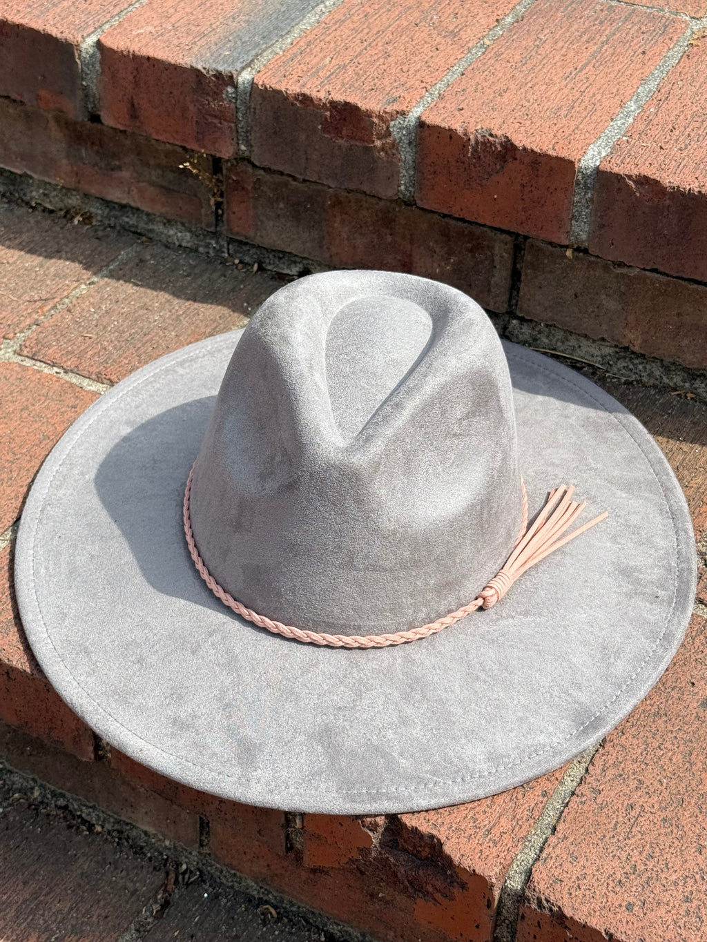 Premium Vegan Tribal Suede Fedora Hat-22