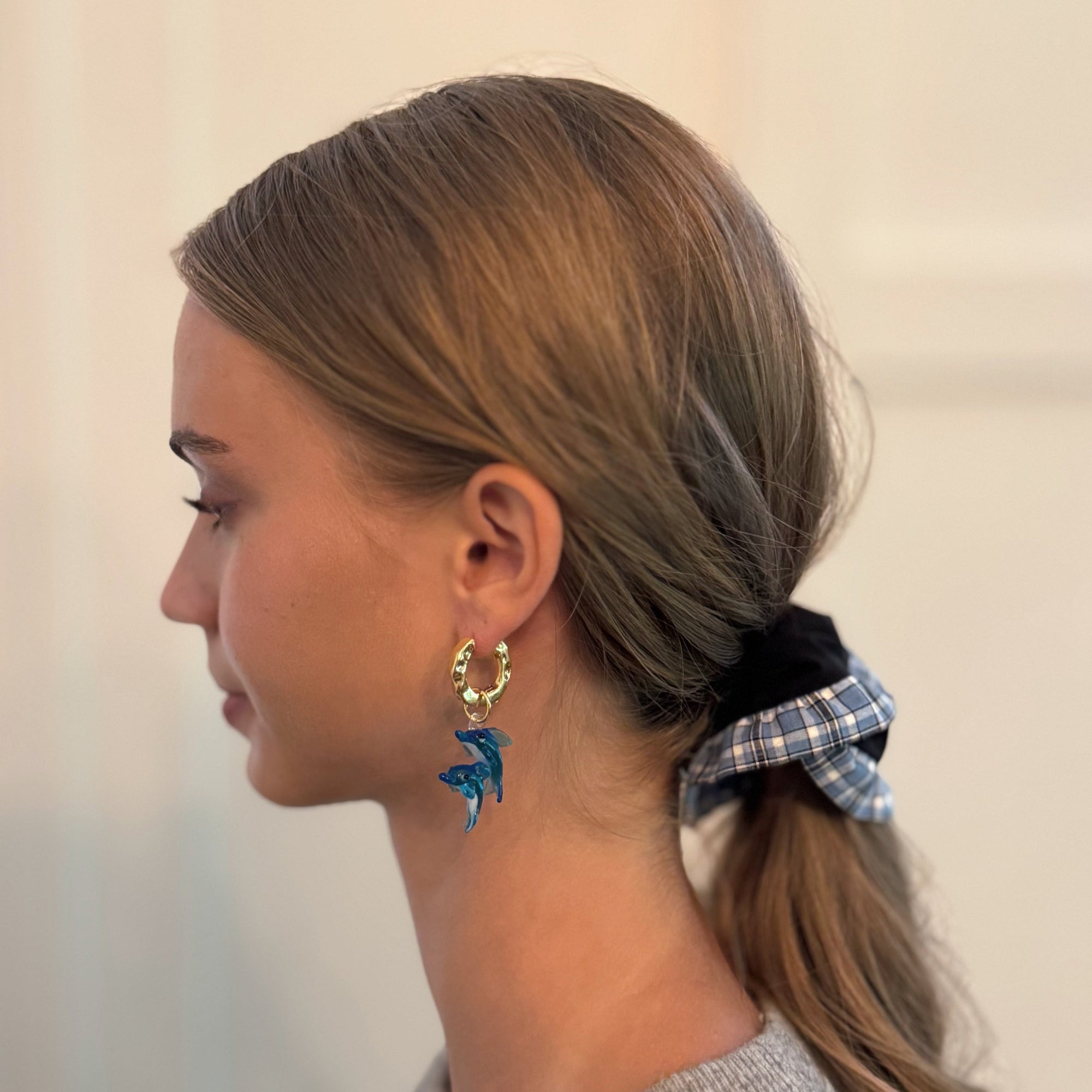 Dandy And Preppy Bordered Hair Scrunch-4