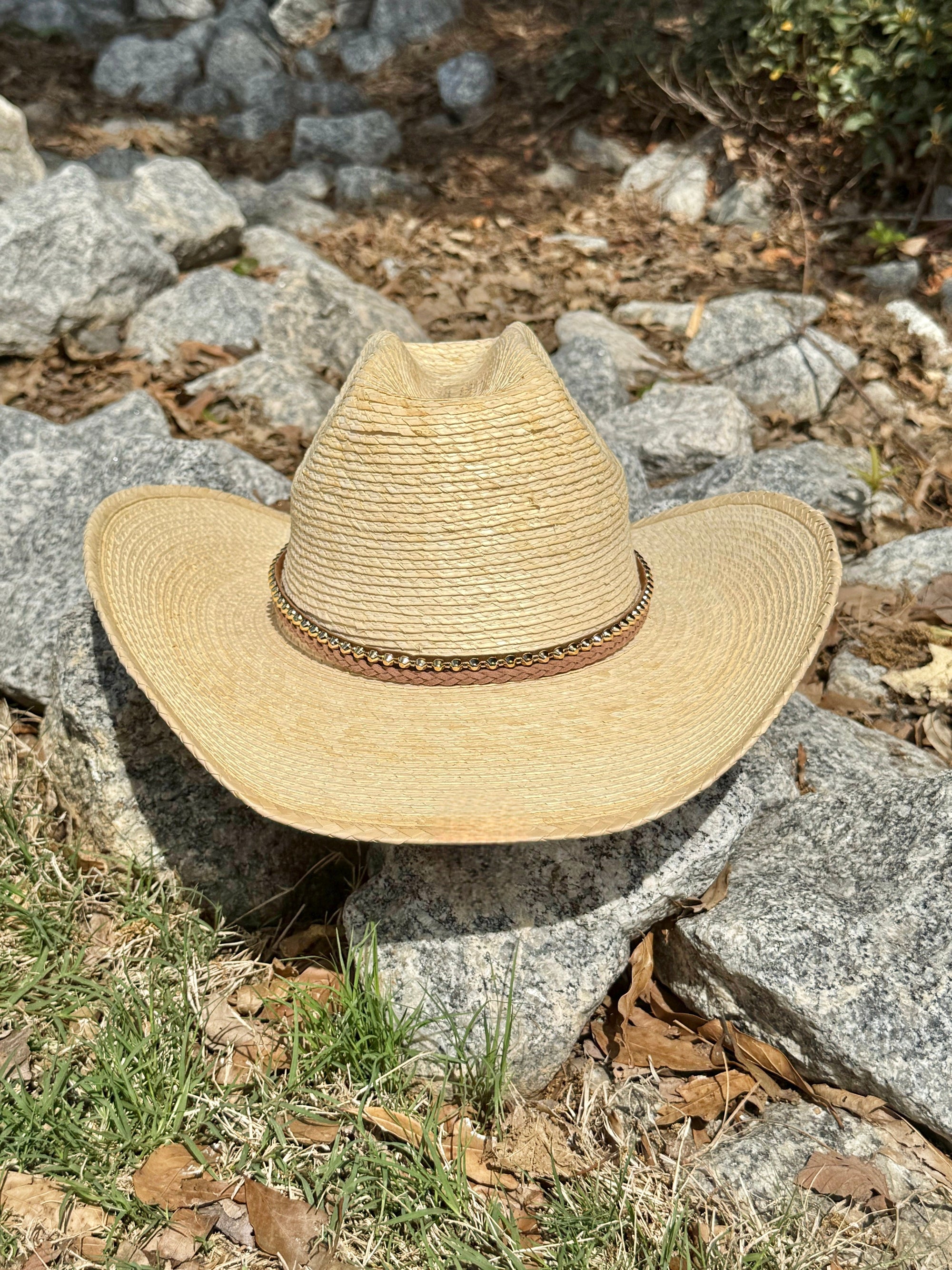 Turfing Straw Cowboy Hat-1