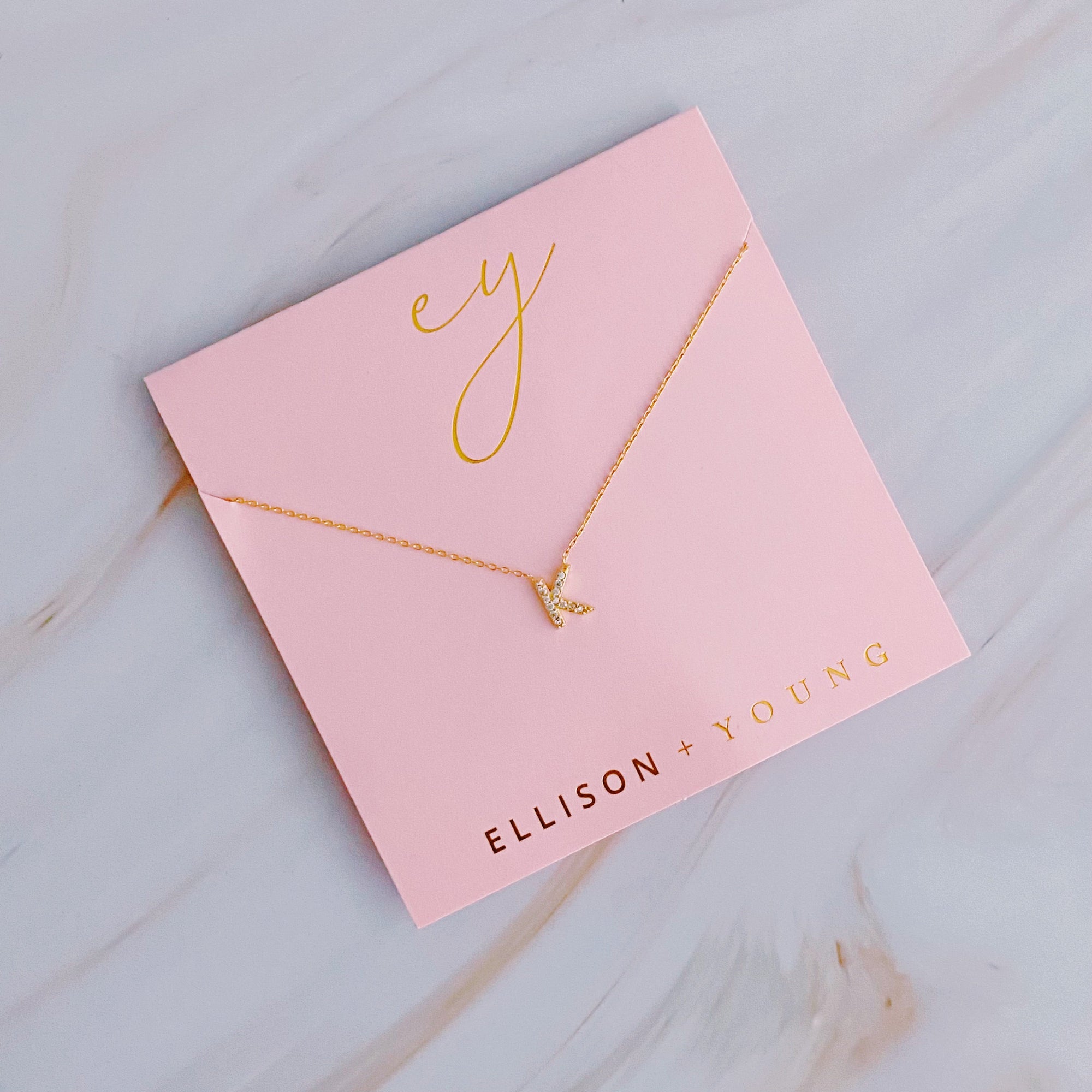 Understated Beauty Initial Necklace-13