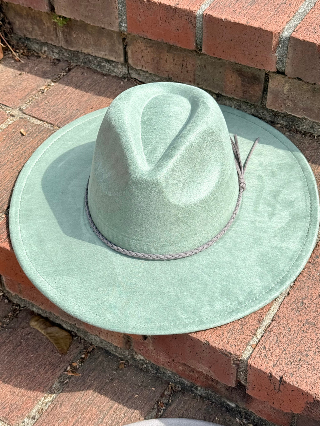 Premium Vegan Tribal Suede Fedora Hat-17