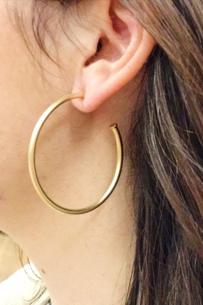 The Best Of Hoops Earrings, Matte Gold-0
