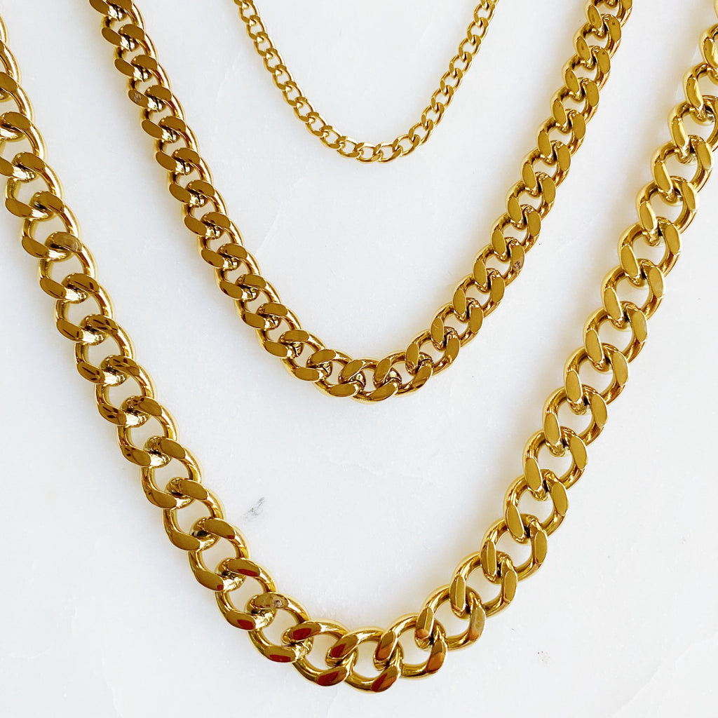 Stylish Cuban Chain Necklace-0