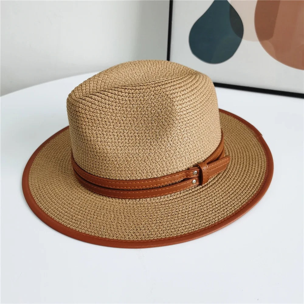 Classic Straw fedora-1