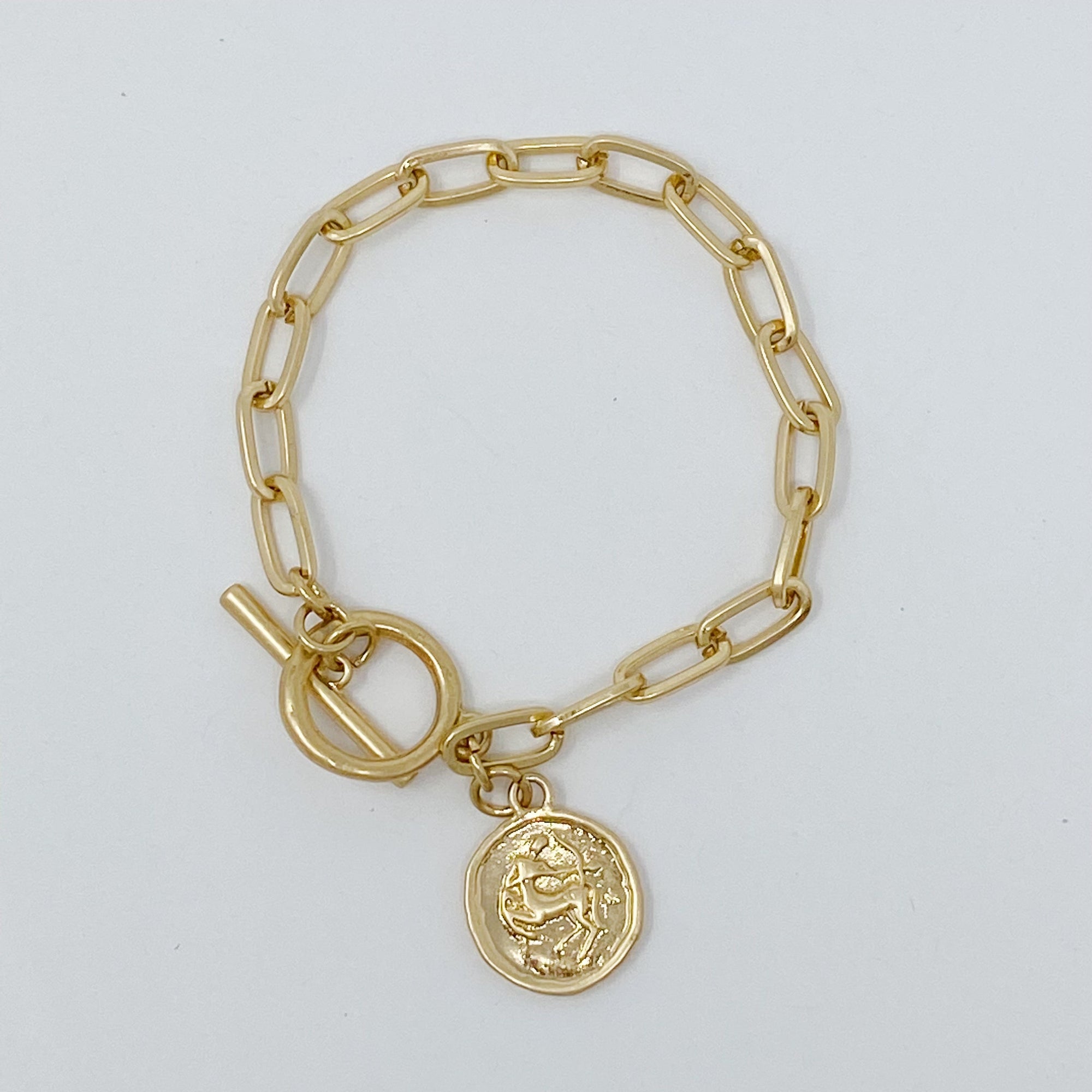 Zodiac Charm Chain Bracelet-12