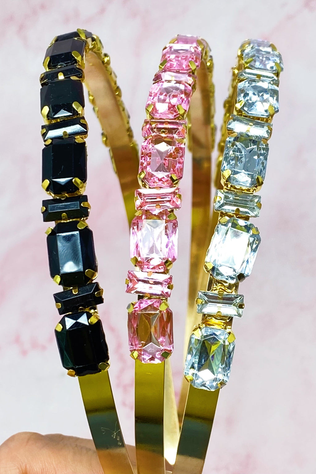 Diamonds In A Row Headband-2